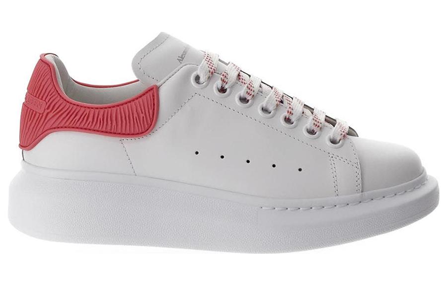 (WMNS) Alexander McQueen Oversized Shoes 'Cream White Red' 718157WICGK9387 #