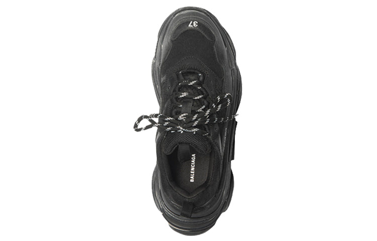 (WMNS) Balenciaga Triple S 'Distressed Black' 531388W09O11000 #