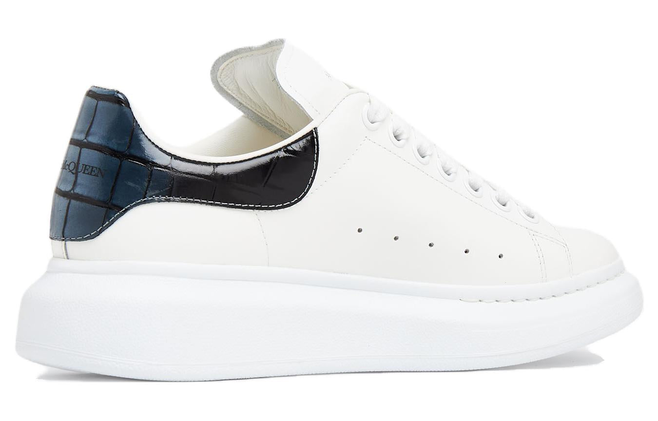 (WMNS) Alexander McQueen Oversized Sneakers 'White Snake Black' 718233WIDJA8851 #