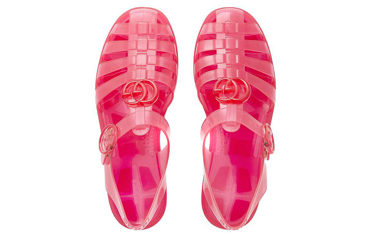 (WMNS) Gucci GG Fisherman Sandal 'Deep Coral' 676970-JFM00-6656 #.