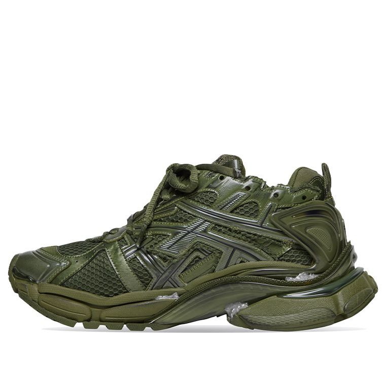 Balenciaga Runner Sneaker 'Leather Free Khaki' 677403W3RB13031 #